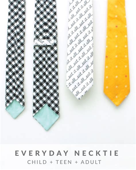 Necktie Sewing Pattern 的图像结果