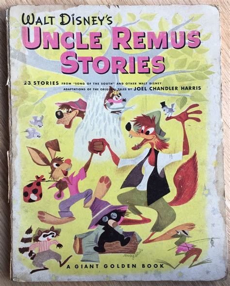 Walt Disney's Uncle Remus Stories (1947, HC) Giant Golden Book, First ...