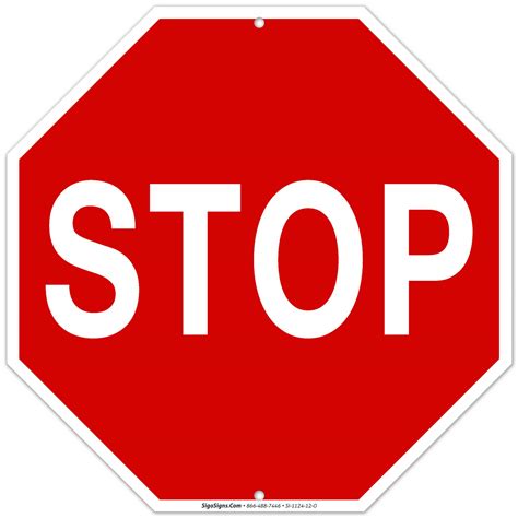 Buy Stop Sign Room Décor, 12x12 Octagon alt Room Décor Aesthetic Rust ...
