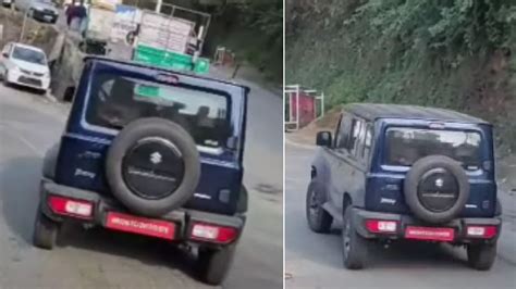 Maruti Jimny Seen in Nexa Blue Colour » Car Blog India