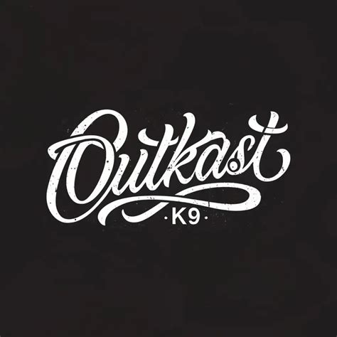 LOGO Design for OUTKAST K9 Bold Text with a Modern Canine Twist | AI ...