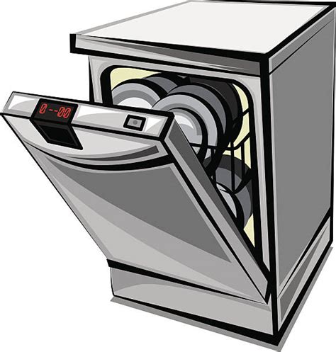 Best Dishwasher Open Illustrations, Royalty-Free Vector Graphics & Clip ...