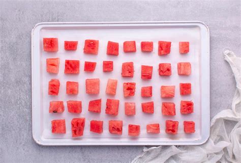 Can You Freeze Watermelon? Step-By-Step Guide With Video – Vegan in the ...