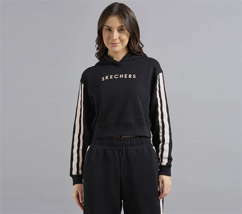 Buy Skechers CONSTRAST TAPE HOODED SWEATSHIRT | Womens