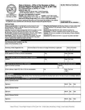 Form - Arizona Secretary Of State - Azsos - Fill and Sign Printable ...