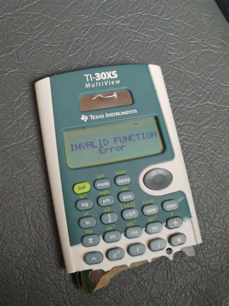 Image result for Texas Instruments Calculator Error
