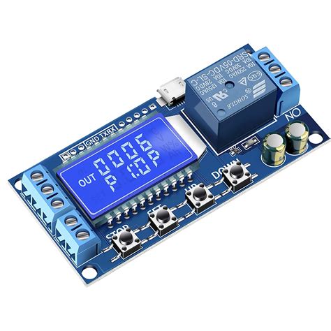 DROK Timer Relay - 5V/12V/24V Time Delay Relay Switch Delay-Off Cycle ...