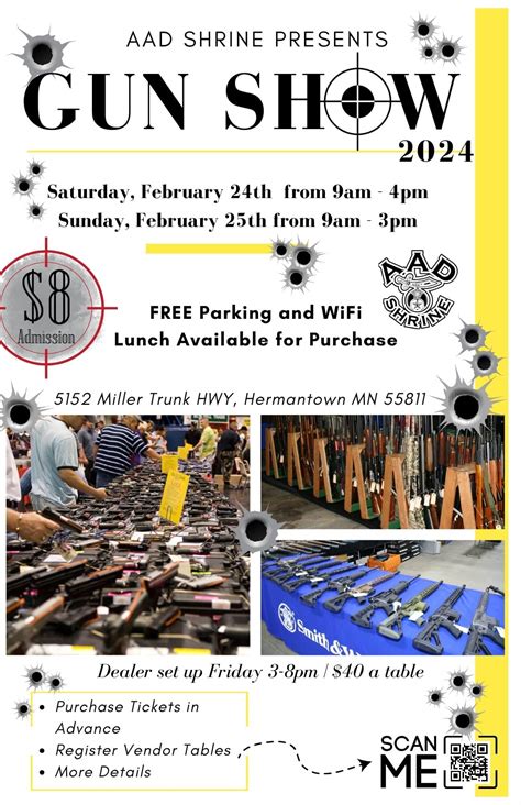 AAD Shriners Gun Show 2024 • Hermantown, Minnesota