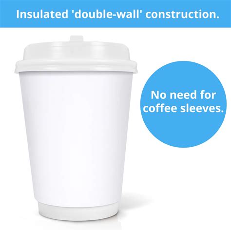 Q Cups 12oz Disposable Paper Coffee Cups with Lids, 50 Count - 10 Funny ...