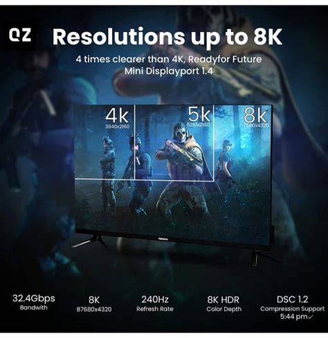 QZ Mini Display Port To Display Port | Mini DP To DP | Mini DP To DP ...