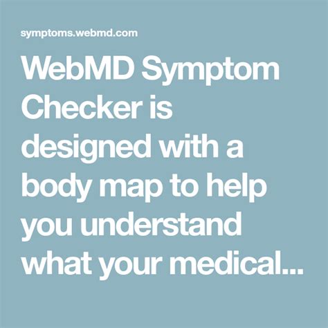 Image result for WebMD Symptom Checker
