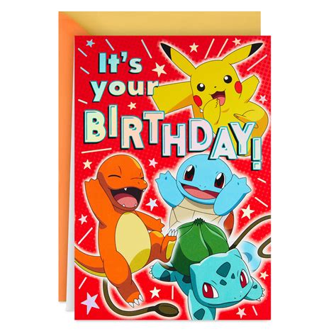 Birthday Pokemon Card