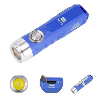 RovyVon Aurora A1 G4 USB C Rechargeable Keyring Torch, 650 lumens Super ...