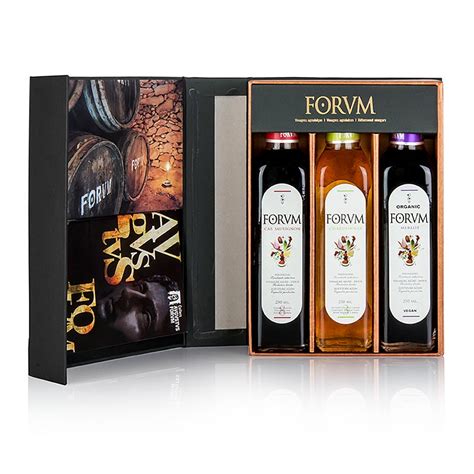 Set de regalo FORVM - 3 Cabernet Sauvignon / Chardonnay / Merlot, 750ml ...