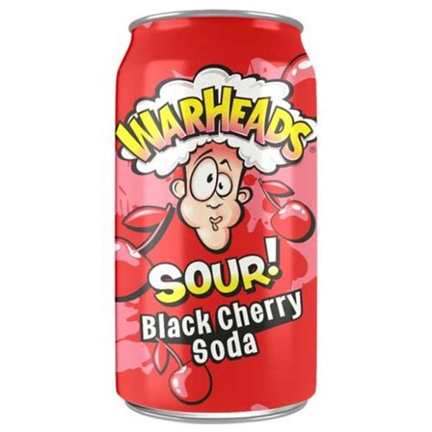Warheads Black Cherry Sour Soda – An Explosive Flavor Experience