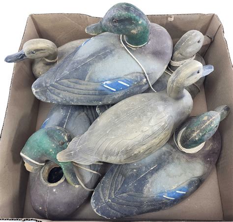 Lot - Vintage Decoy Ducks