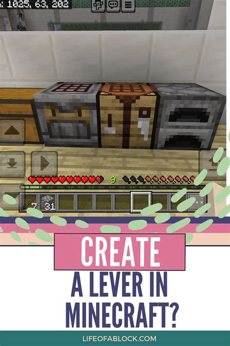 Image result for Minecraft Turn Lever into a Button Tutorial