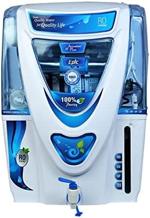Aquatec Plus - Epic 15L RO+UV+UF+TDS Water Purifier for Home (White ...
