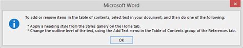 Image result for Word Auto TOC Tutorial