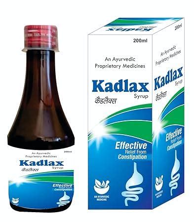 Buy Kadcure Kadlax Syrup – 200ml | Ayurvedic Laxative for Constipation ...