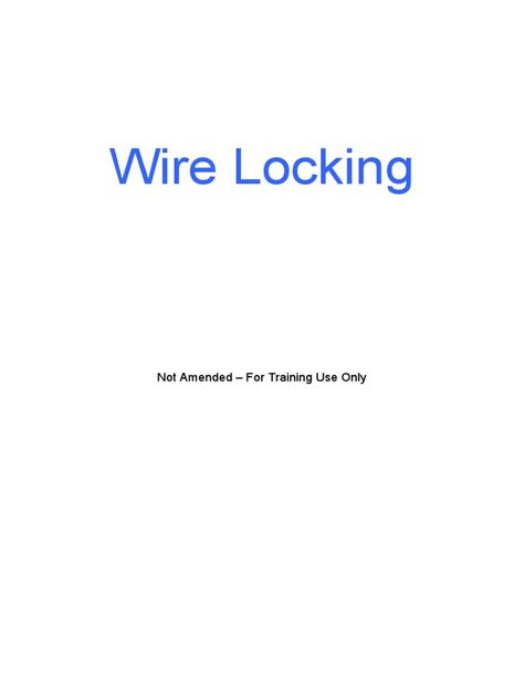 Image result for Wire Lock Engineering