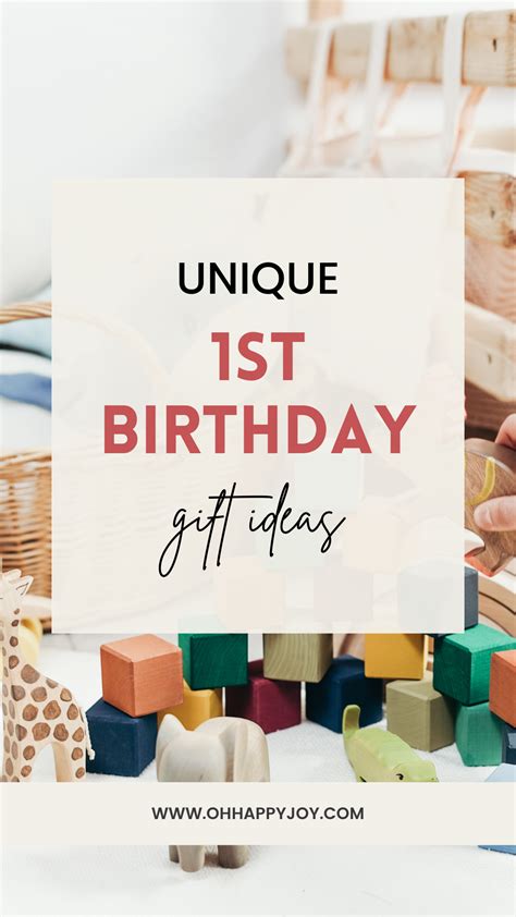Unique 1st Birthday Gifts - Oh Happy Joy! | 1st birthday boy gifts ...