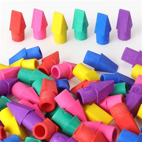 Amazon.com : Pencil Top Erasers, Lanboon 360 Pieces Pencil Erasers Caps ...
