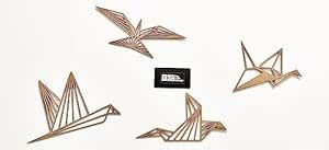 TKC Wooden Birds Wall Decor (set of 4) : Amazon.in: Home & Kitchen