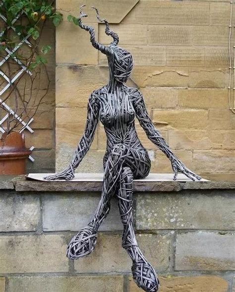 Richard Stainthorp电线人体雕塑艺术|艺术家|雕塑|电线_新浪收藏_新浪网