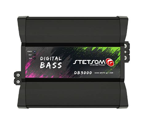 Stetsom DB 3000 1 Ohm Digital BASS Amp 3K Watts RMS Car Audio Class D ...