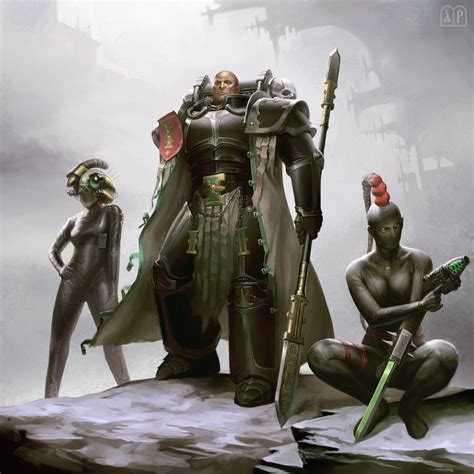 Inquisitor Sigmus With The Assassins, Elijah ArhPriest | Warhammer 40k ...