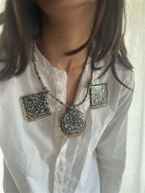 Meenakari Tribal Necklace – Dhora India