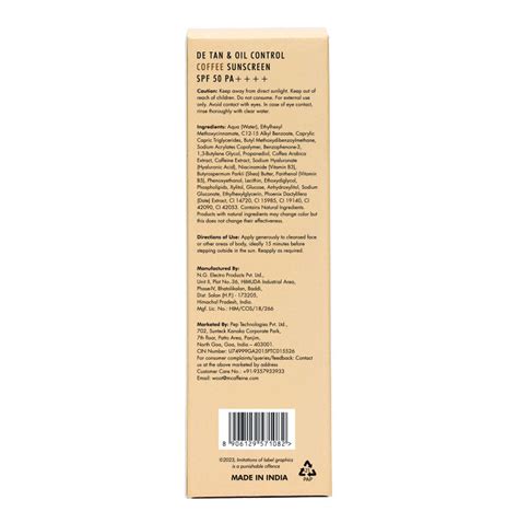 Buy Coffee Sunscreen Spf 50 Pa++ Online In India – mCaffeine