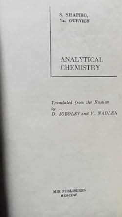 Buy Analytical Chemistry Book Online at Low Prices in India ...
