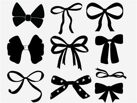Svg de noeud papillon, vecteur de noeud papillon, clipart noeud ...