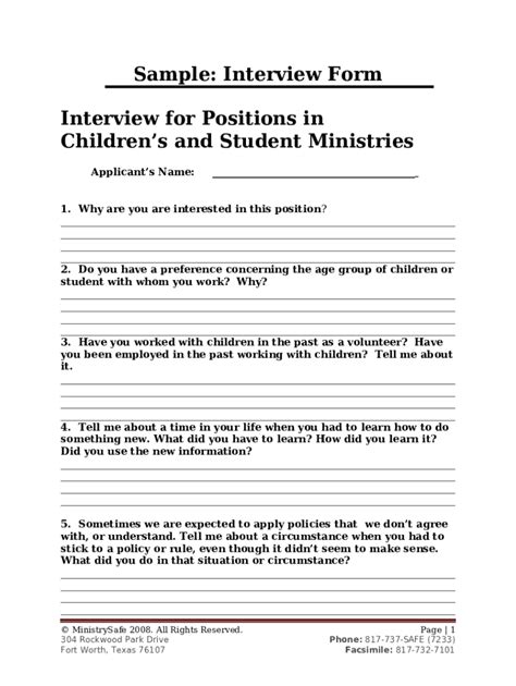 Image result for Example of an Interview