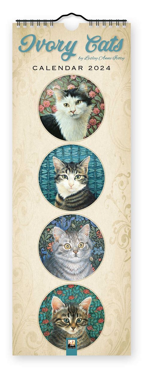 Ivory Cats Slim Calendar 2024 (Art Calendar) - Book Summary & Video | Official Publisher Page ...