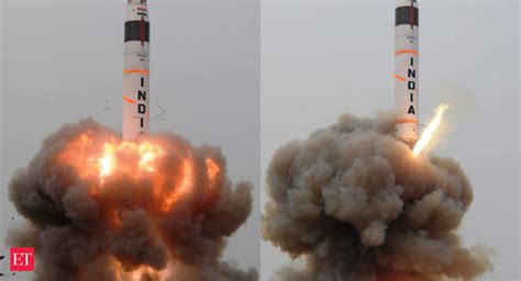 Agni-V missile's maiden canister-based trial successful - Agni-V's ...