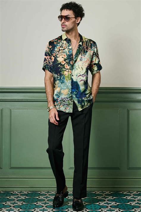 Enchanted Evening Habutai Silk Shirt – Asuka Couture