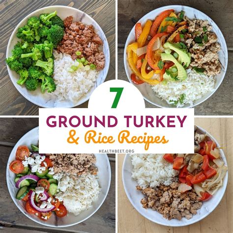 Healthy Ground Turkey and Rice Dinner Ideas | Recipe Cart