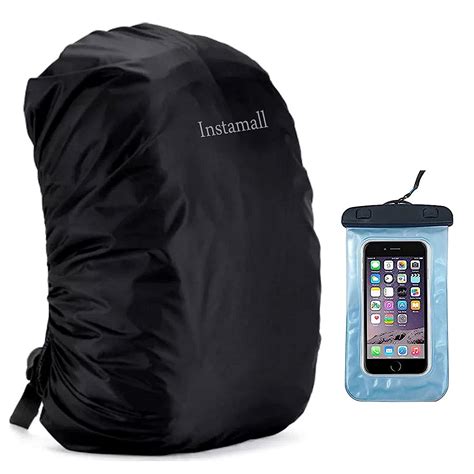 INSTAMALL Rain Backpack rain Proof Cover Waterproof with Small Pouch ...