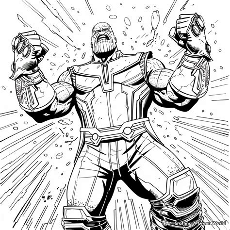 Thanos Coloring Pages - Free & Printable!