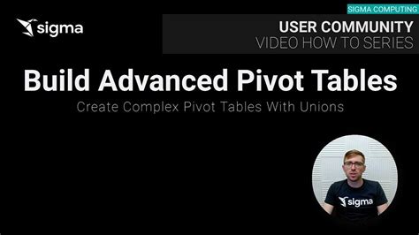 Image result for Advanced Pivot Tutorial