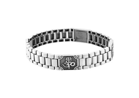 Trishul Guard Silver Bracelet for Men | Orionz Jewels