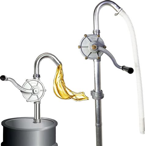 Amazon | CARLKEMIAN 55ガロンドラムポンプ、エンジンオイル、ディーゼル燃料、ガソリン、灯油、水、ハンドポンプ、55ガロン ...