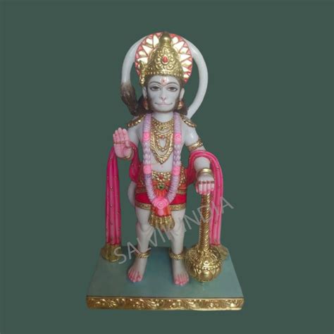 Hanuman Idol for Home – Marble Murti & Spiritual Decor – Salvik ...