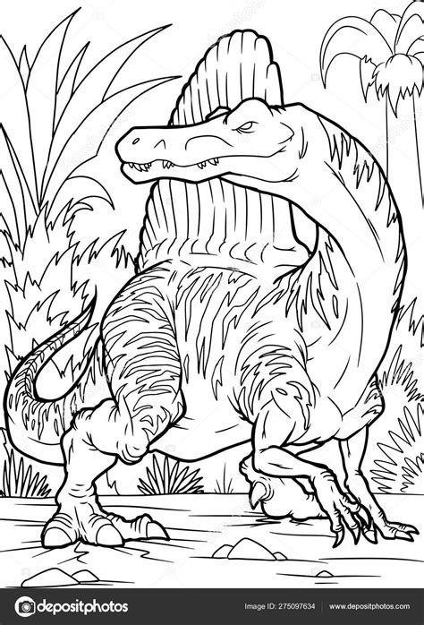 Coloring Page Spinosaurus Dinosaurs Spinosaurus Coloring Pages ...