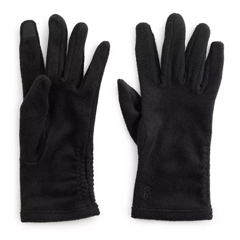 Women's Cuddl Duds® Fleece Side Ruched Gloves