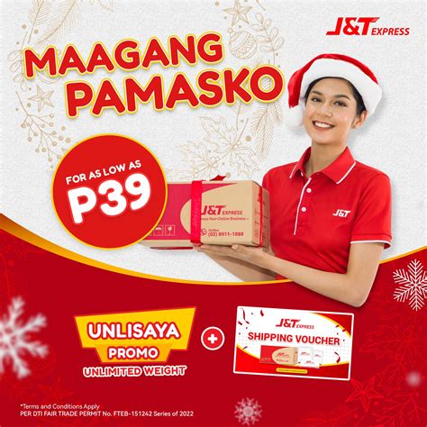 J&T Express PH offers Huge Shipping Discount and Unli ang Saya this Christmas - The NewsMakers
