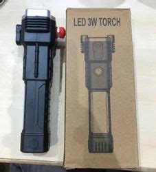 Led Torch - Rechargeable LED 3W Torch, White Trader - Wholesaler ...